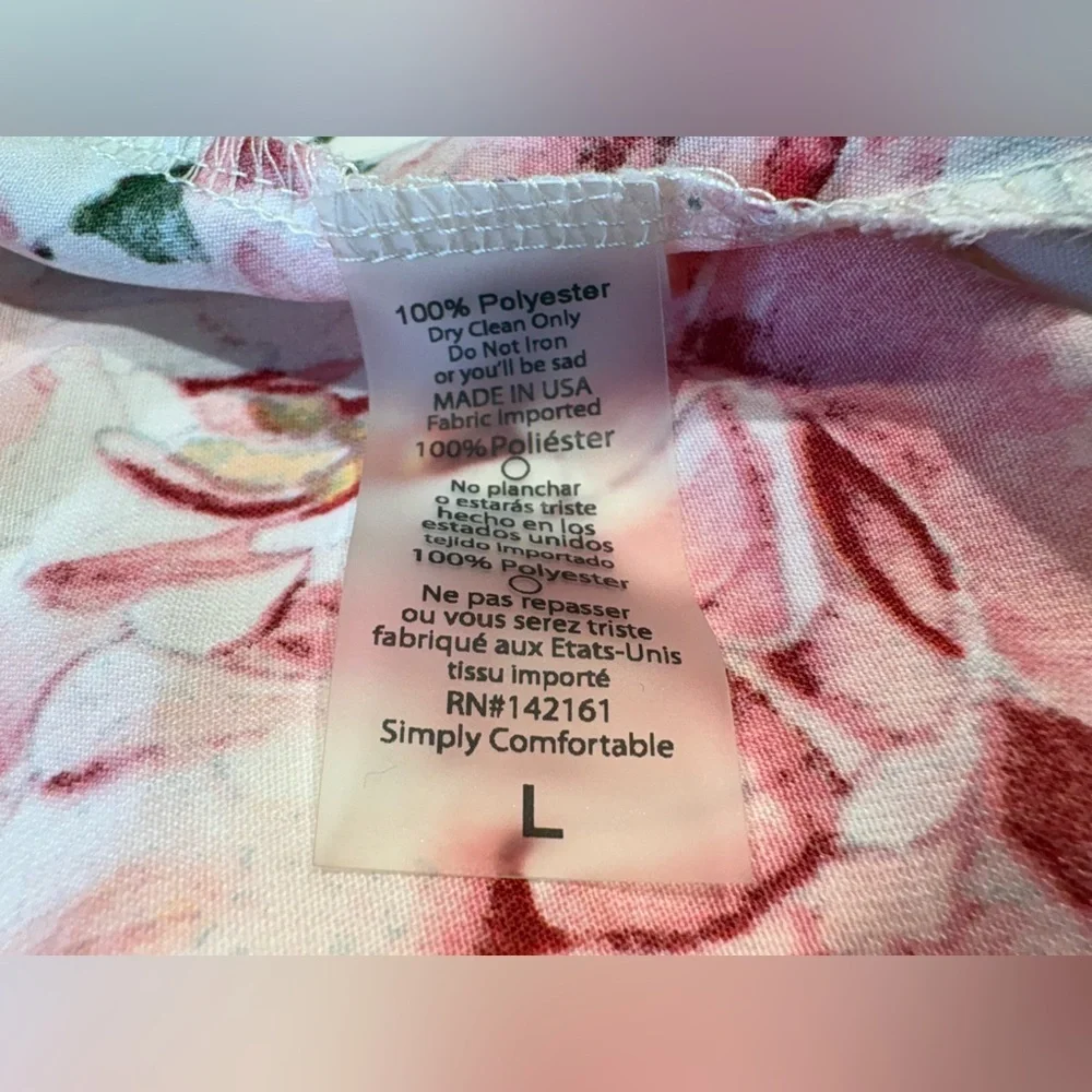LulaRoe Floral Coverup Size L